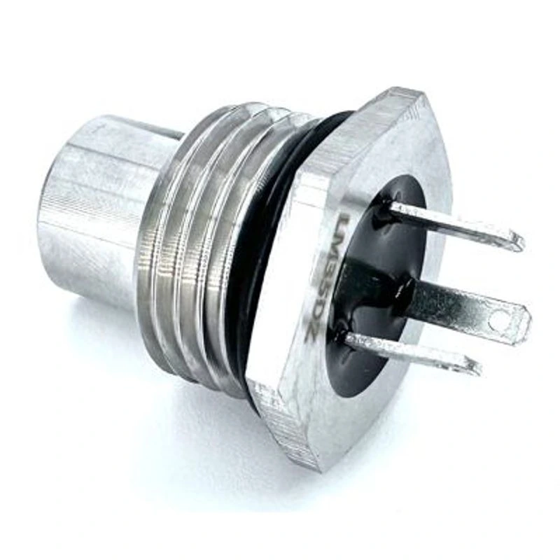 Stainless steel rugged temperature sensor with solder lugs