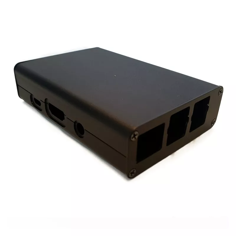 electronic enclosure made of extruded aluminum 90w35h115l