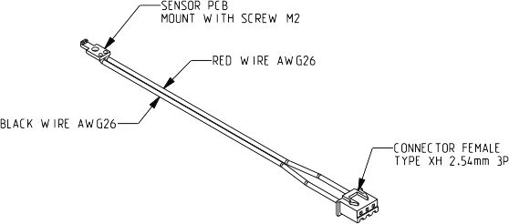 NTC temperature sensor pcb parts