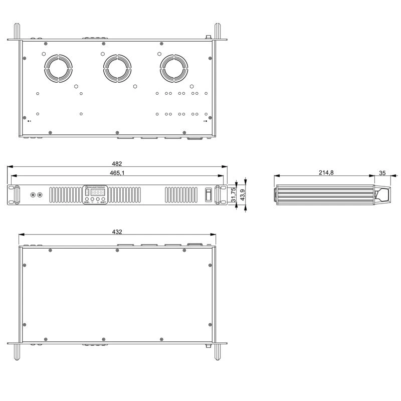 Cooling module V1 Dimensions